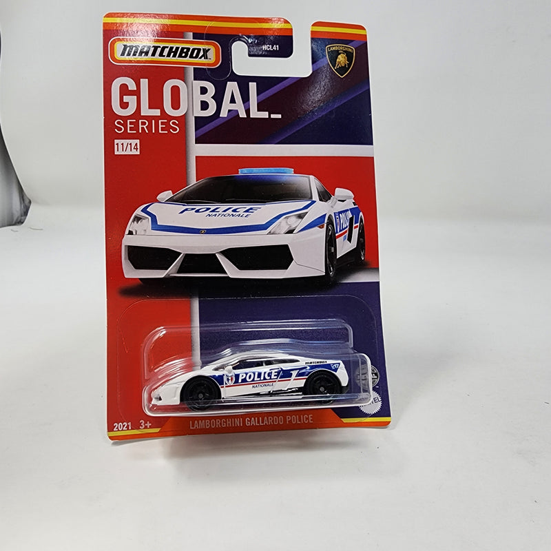 Lamborghini Gallardo Police * White * Matchbox Global Series