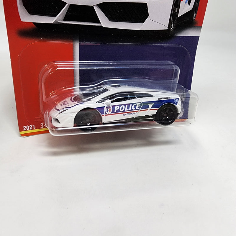 Lamborghini Gallardo Police * White * Matchbox Global Series