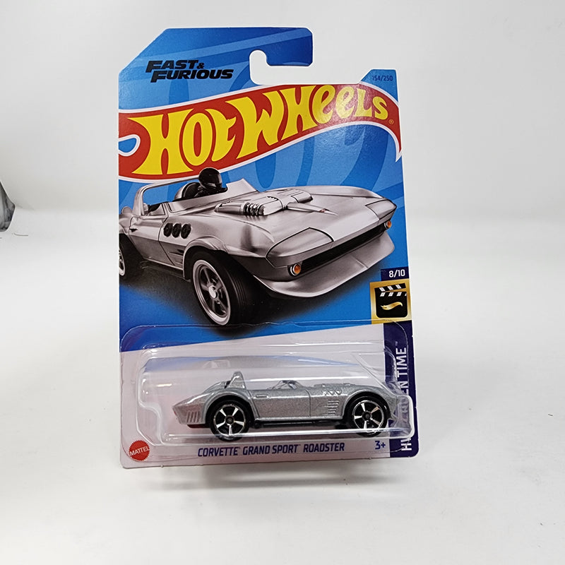 Corvette Grand Sport Roadster * Silver * Hot Wheels 2023 Fast & Furious