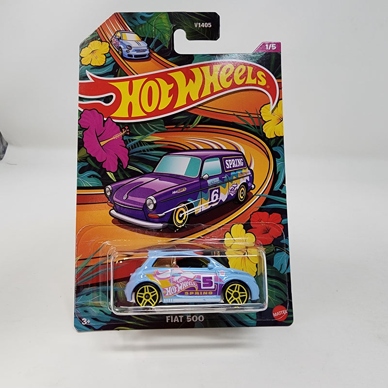 Fiat 500 * Blue * Hot Wheels Easter Series