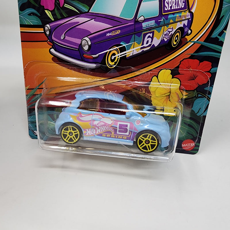 Fiat 500 * Blue * Hot Wheels Easter Series