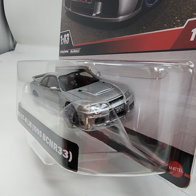 NISMO GT-R LM 1995 BCNR33 * SILVER * 2024 Hot Wheels 1:43 Scale Series Case F