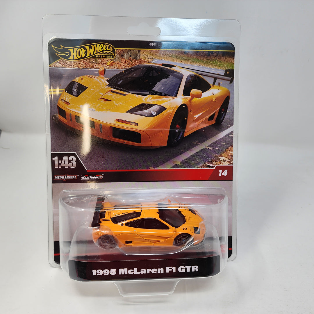 1995 McLaren F1 GTR ORANGE 2024 Hot Wheels 1 43 Scale Series Case Wheelcollectors LLC