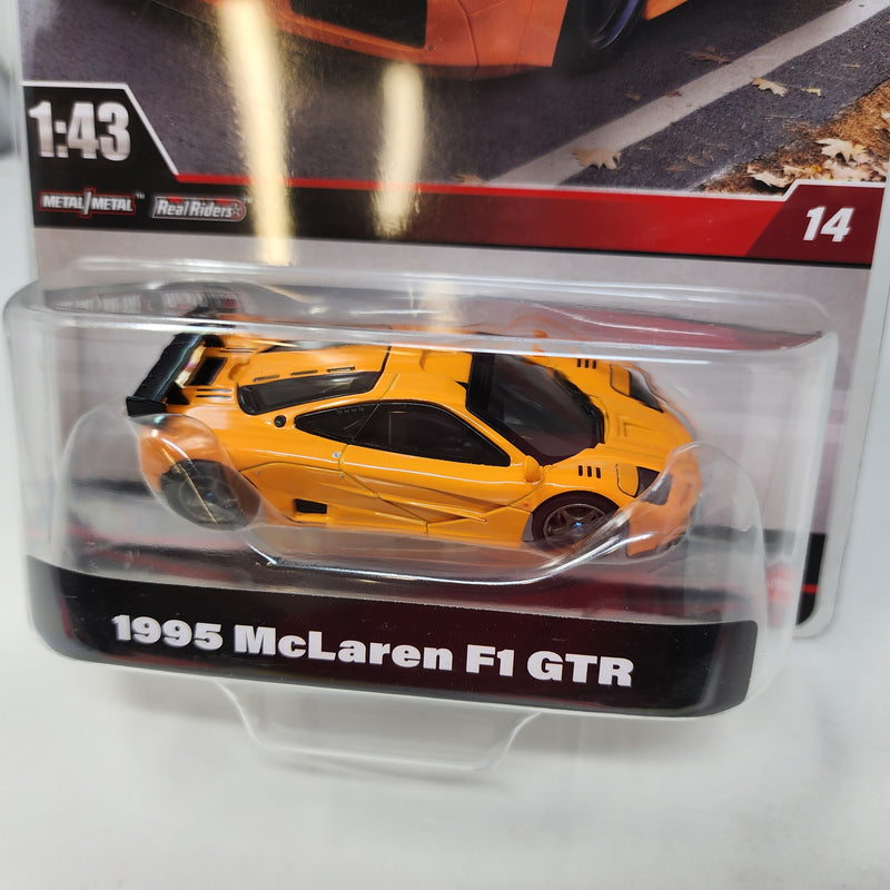 1995 McLaren F1 GTR * ORANGE * 2024 Hot Wheels 1:43 Scale Series Case F