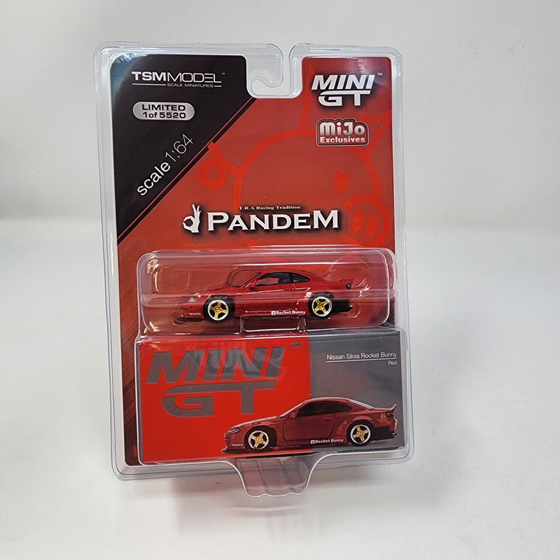 Nissan Silvia Rocket Bunny * RED * Mini GT Pandem