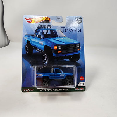 '87 Toyota Pickup Truck * Blue * Hot Wheels Car Culture Toyota Series