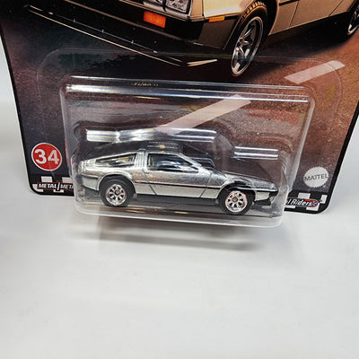 DMC Delorean #34 * Hot Wheels Boulevard Series