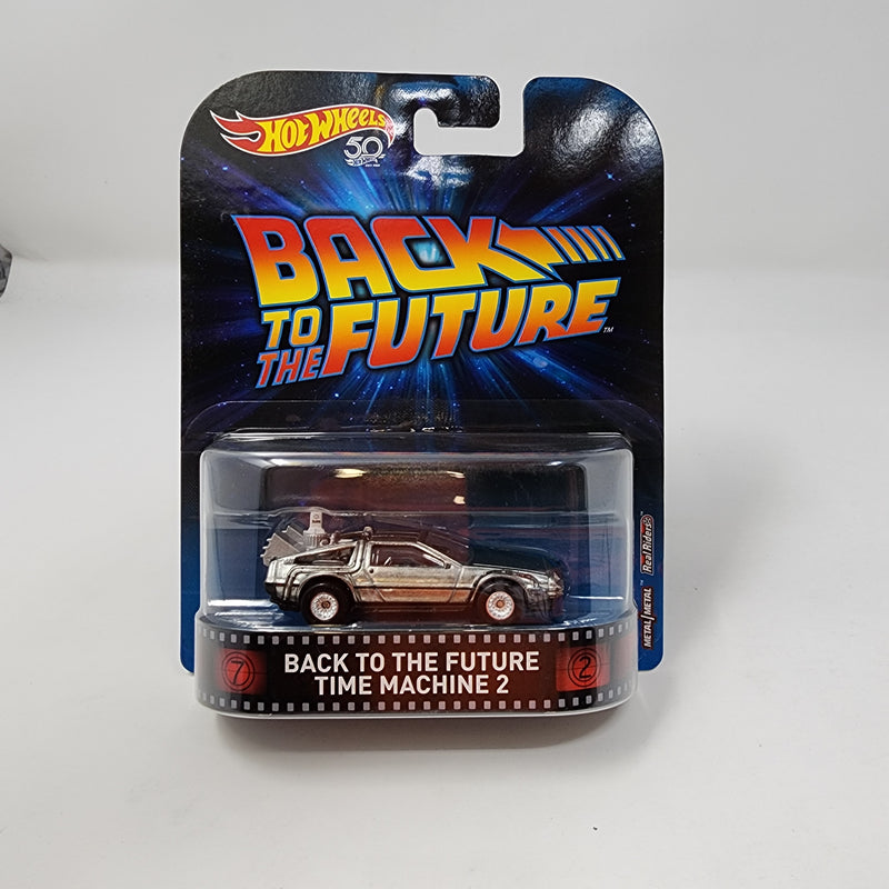 Back to the Future Time Machine 2 * Hot Wheels Retro Series