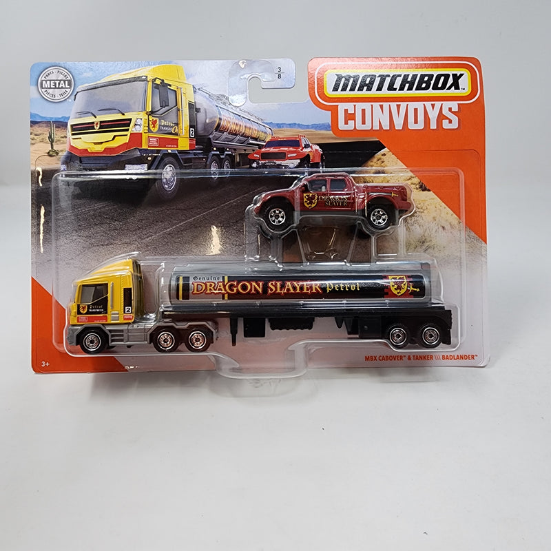 Cabover Big Rig & Tanker Badlander * Matchbox Convoys Series