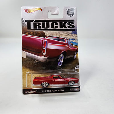 '72 Ford Ranchero * Red * Hot Wheels Car Culture TRUCKS Series