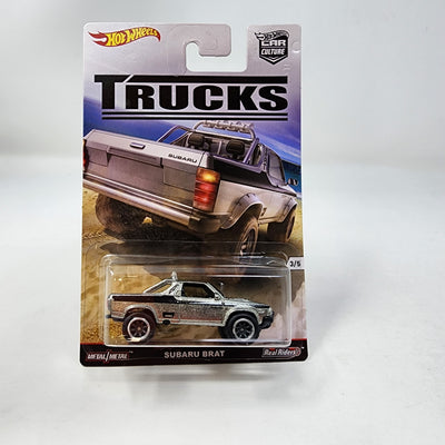 Subaru Brat * Silver * Hot Wheels Car Culture TRUCKS Series