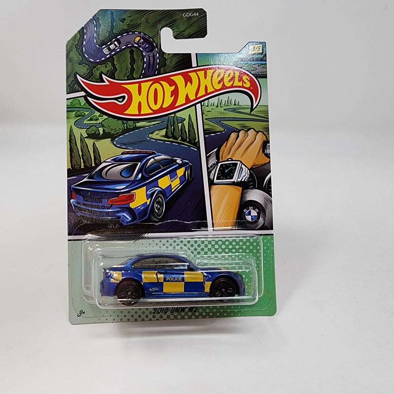 2016 BMW M2 Police * Blue * Hot Wheels Comics & Cops