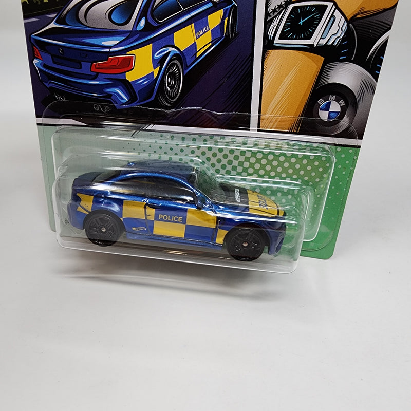 2016 BMW M2 Police * Blue * Hot Wheels Comics & Cops