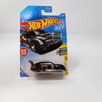 '16 Cadillac ATS-V R #70 * BLACK  * 2018 Hot Wheels w/ Factory Holo