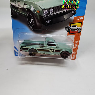 Datsun 620 #9 * Green * 2018 Hot Wheels * w/ Factory Holo