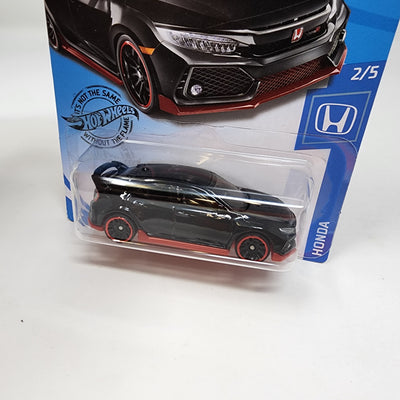 2018 Honda Civic Type R #81 * Black * 2018 Hot Wheels