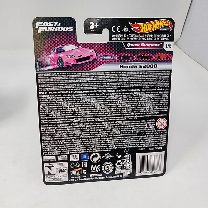 Honda S2000 * Hot Wheels Fast & Furious Quick Shifters