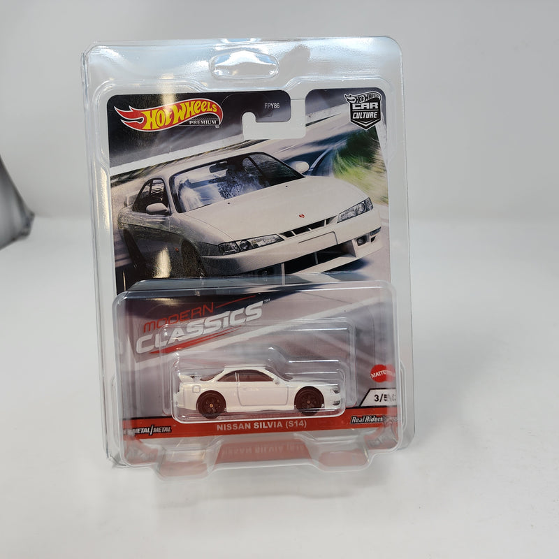 Nissan Silvia S14 * WHITE * Hot Wheels MODERN CLASSICS 2 Car Culture