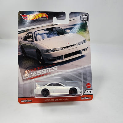 Nissan Silvia S14 * WHITE * Hot Wheels MODERN CLASSICS 2 Car Culture