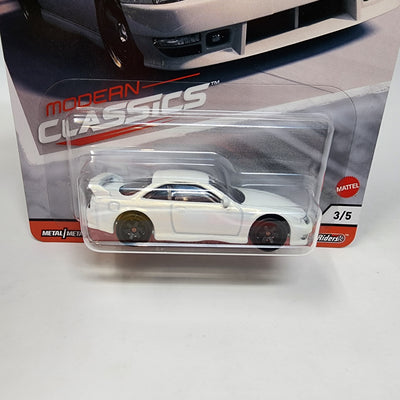 Nissan Silvia S14 * WHITE * Hot Wheels MODERN CLASSICS 2 Car Culture