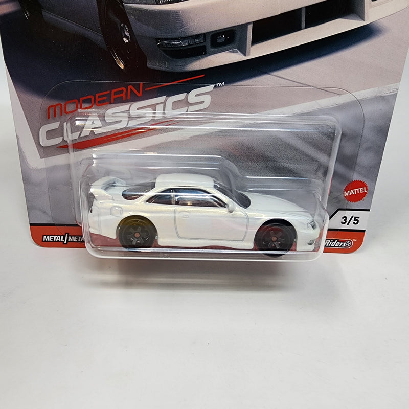 Nissan Silvia S14 * WHITE * Hot Wheels MODERN CLASSICS 2 Car Culture