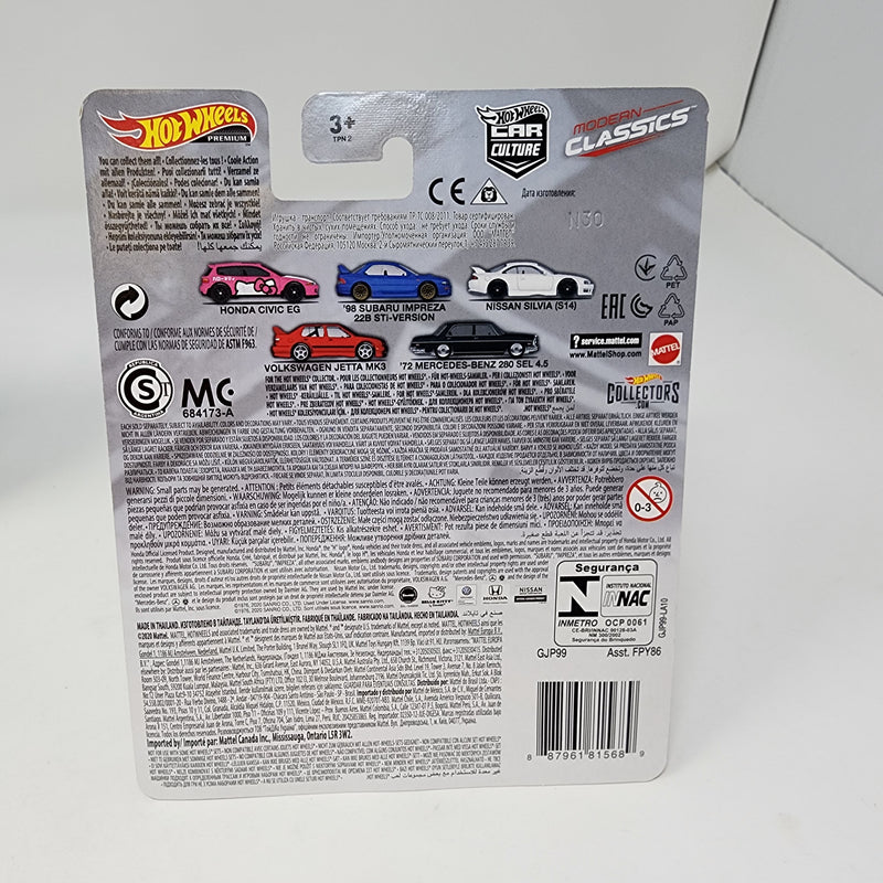 Nissan Silvia S14 * WHITE * Hot Wheels MODERN CLASSICS 2 Car Culture