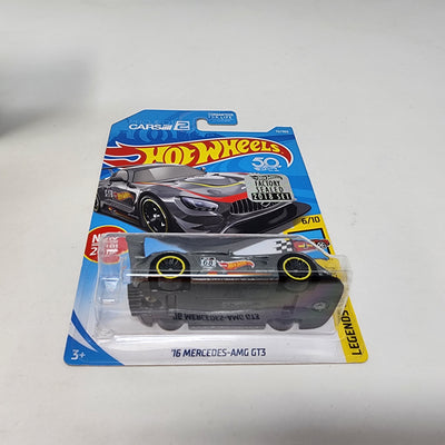 '16 Mercedes-AMG GT3 #72 * Grey * 2018 Hot Wheels w/ Holo Sticker