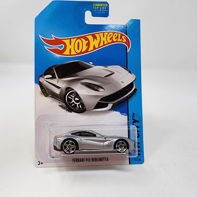 Ferrari F12 Berlinetta #31 * Silver * 2014 Hot Wheels