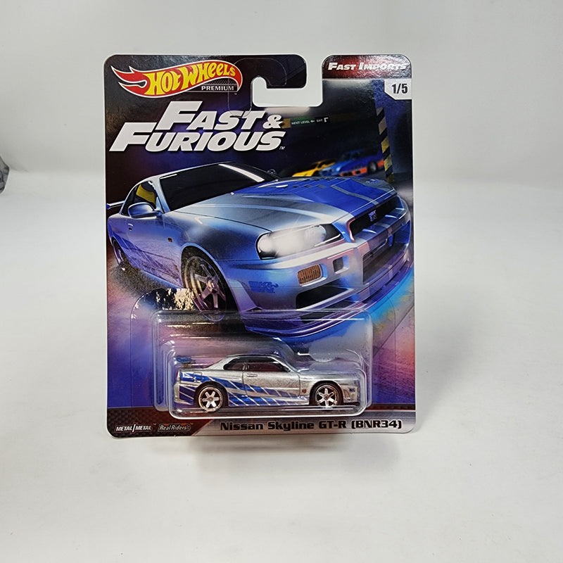 Nissan Skyline GT-R BNR34 * Hot Wheels Fast & Furious * Fast Imports