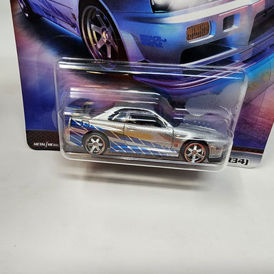 Nissan Skyline GT-R BNR34 * Hot Wheels Fast & Furious * Fast Imports