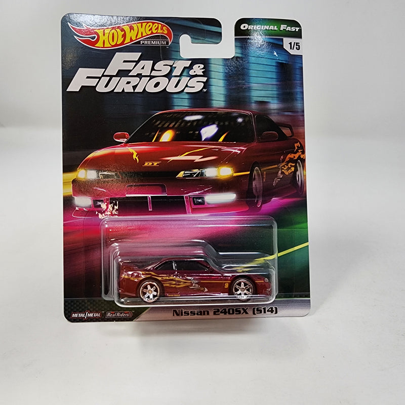 Nissan 240SX S14 * Burgundy * Hot Wheels Fast & Furious * Original Fast