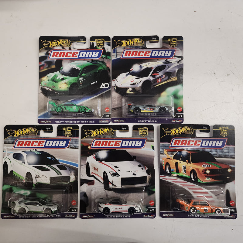 Complete 5 Car Set * 2024 Hot Wheels RACE DAY Car Culture Case D