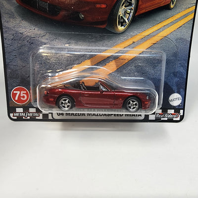 '04 Mazda Miata Mazdaspeed #75 * Hot Wheels Boulevard Series