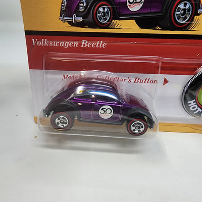 Volkswagen Beetle * Hot Wheels Button Series 50th Ann