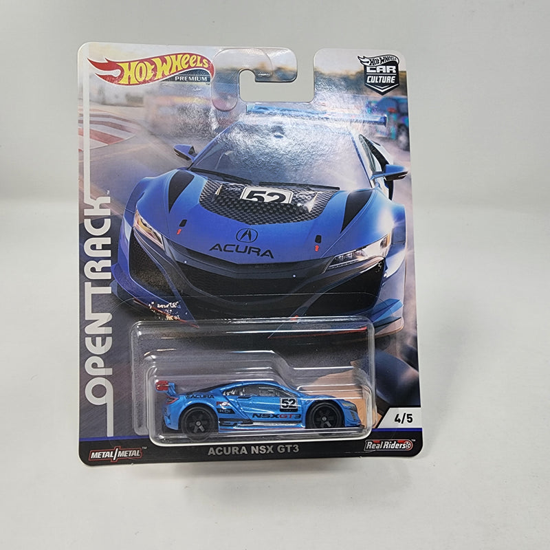 Acura NSX GT3 * Blue * Hot Wheels Car Culture Open Track