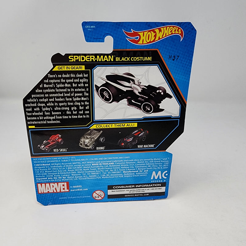 Spider-Man Black Costume Marvel * Hot Wheels Character Cars