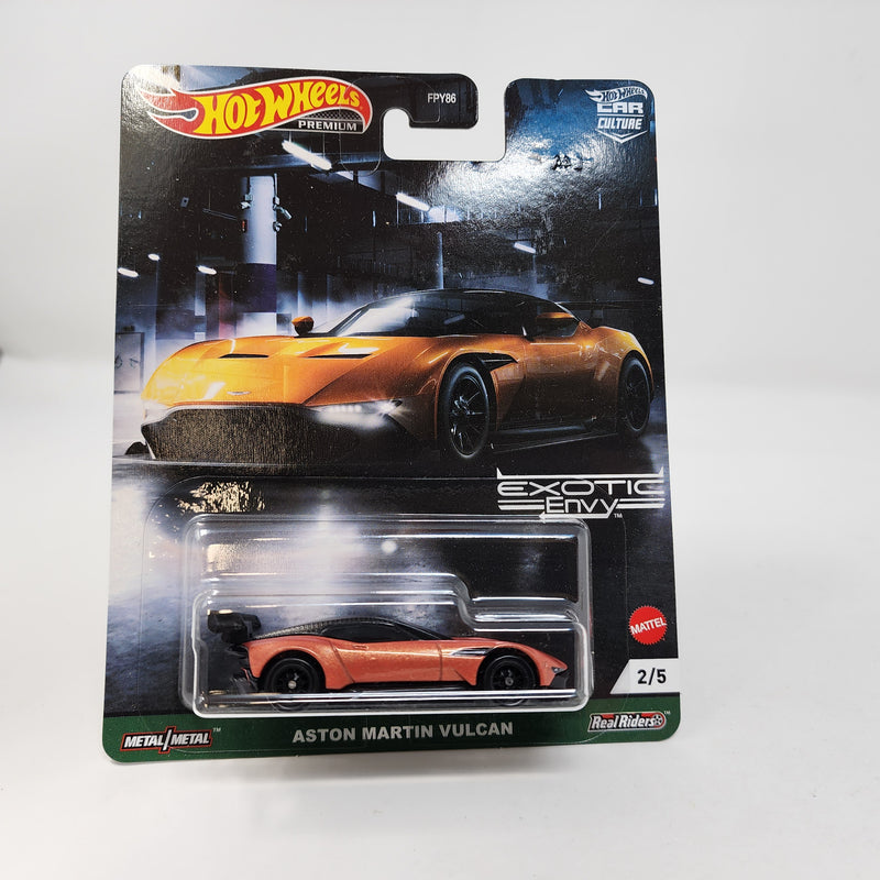 Aston Martin Vulcan 2/5 * Orange * Hot Wheels Exotic Envy Car Culture