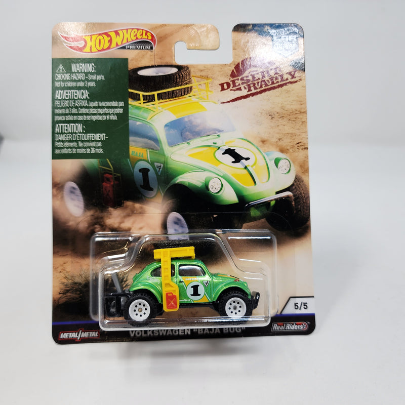 Volkswagen Baja Bug * Green * Hot Wheels Car Culture Desert Rally