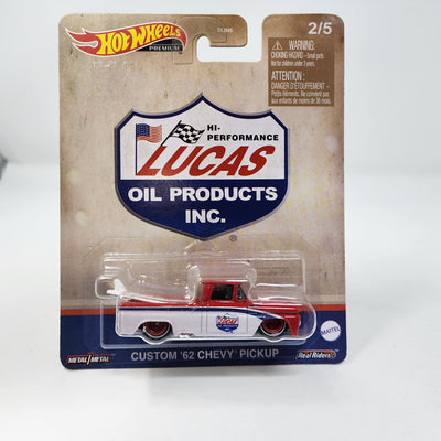 Custom '62 Chevy Pickup Lucas Oil * Hot Wheels Pop Culture