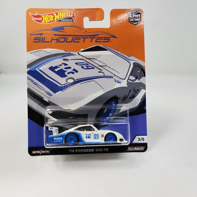 '78 Porsche 935-78 * White * Hot Wheels Car Culture Silhouettes