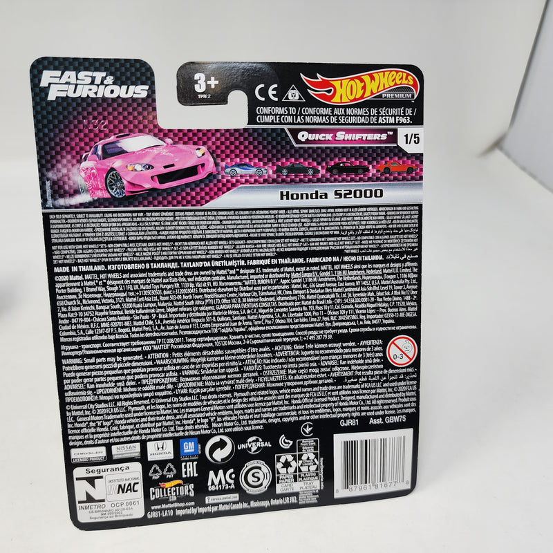 Honda S2000 * Hot Wheels Fast & Furious Quick Shifters