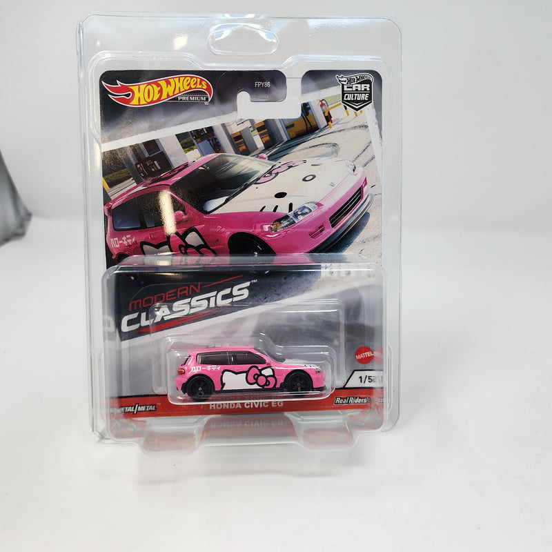 Honda Civic EG Hello Kitty * Hot Wheels Car Culture Modern Classics