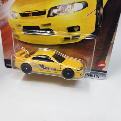 Nissan Skyline GT-R BCNR33 * Yellow * Hot Wheels Fast & Furious