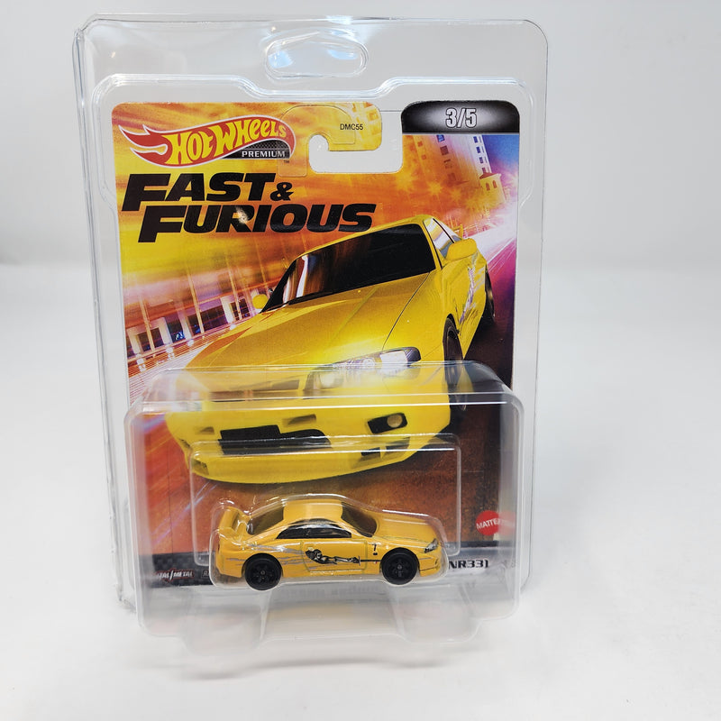 Nissan Skyline GT-R BCNR33 * Yellow * Hot Wheels Fast & Furious