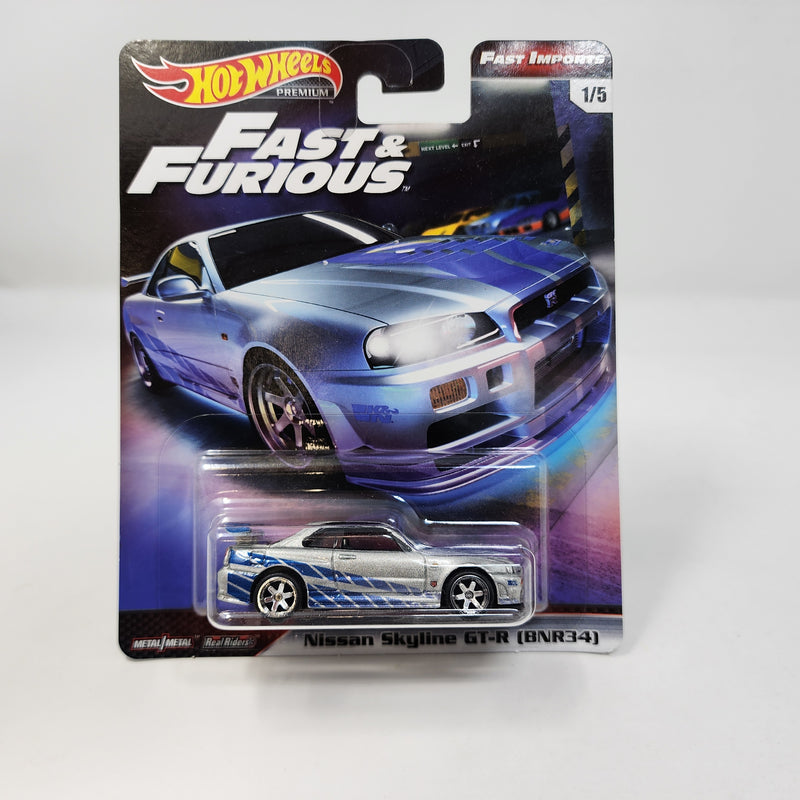 Nissan Skyline GT-R BNR34 * Hot Wheels Fast & Furious * Fast Imports