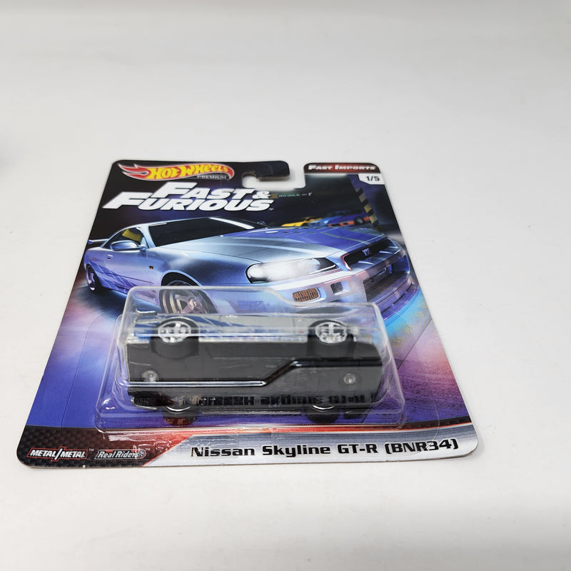 Nissan Skyline GT-R BNR34 * Hot Wheels Fast & Furious * Fast Imports