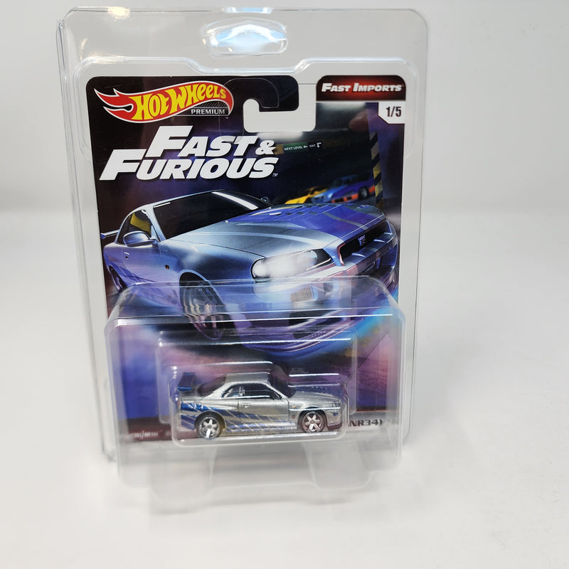 Nissan Skyline GT-R BNR34 * Hot Wheels Fast & Furious * Fast Imports