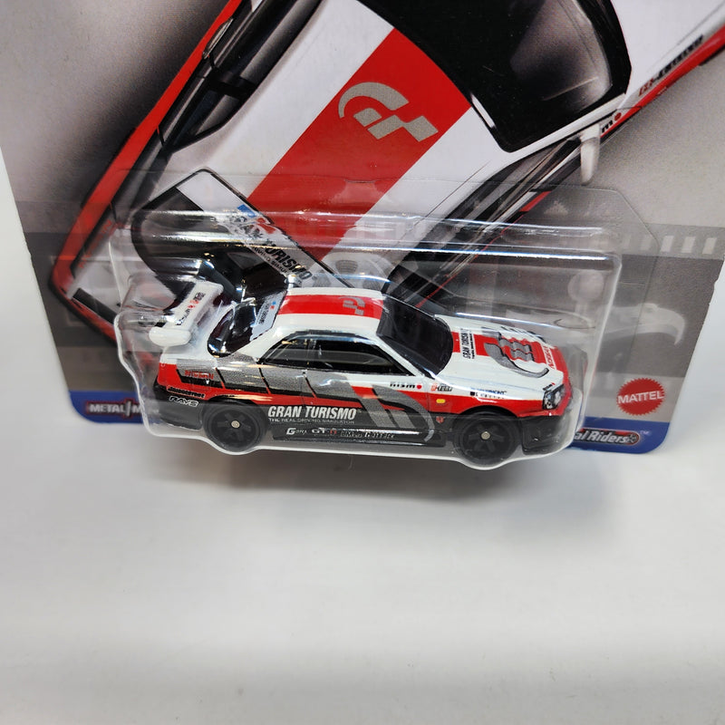 Nissan Skyline GT-R BNR34 Gran Turismo * 2024 Hot Wheels Pop Culture WHITE Card