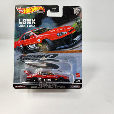 LB-ER34 Super Silhouette Nissan Skyline * Hot Wheels Car Culture Mountain Drifters