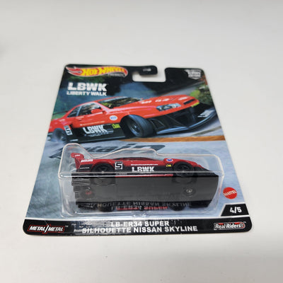 LB-ER34 Super Silhouette Nissan Skyline * Hot Wheels Car Culture Mountain Drifters